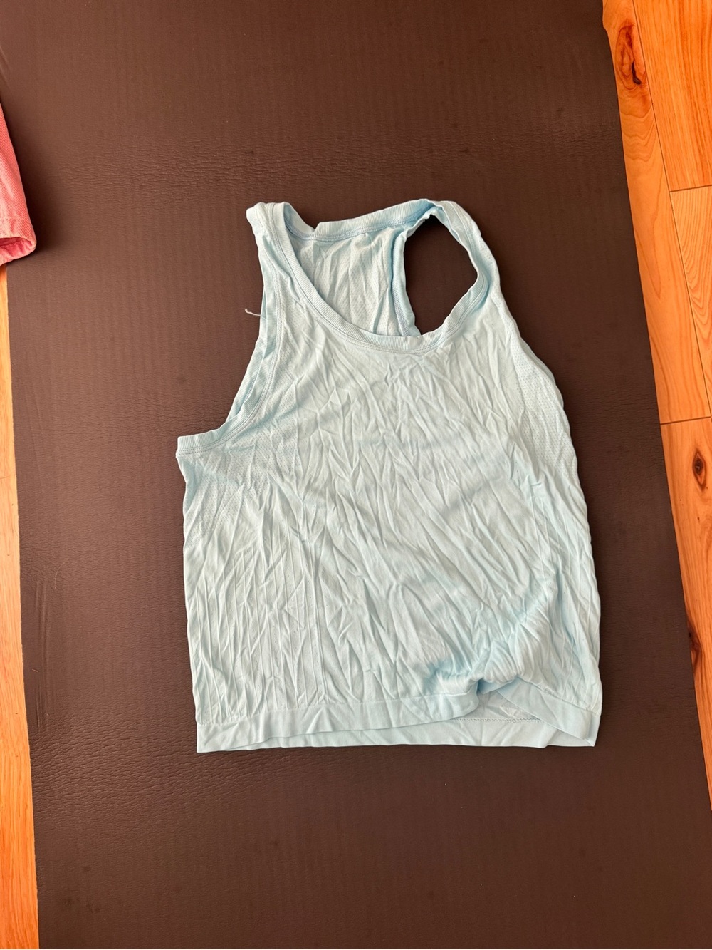 all in motion Light Blue Racerback Tank